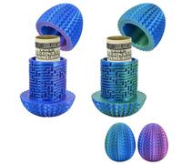 Scatola di puzzle per soldi regalo in contanti, sfida labirinto multistrato con mappa incisa al laser, scomparto sicuro per banconote e gioielli, giocattolo educativo per stimolare il cervello, ideale