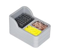 Scatola di raccolta 3 in 1 per punte di saldatura per saldatura, organizer per saldatura per tecnici e progetti artigianali, scatola di immagazzinaggio per scarti di saldatura