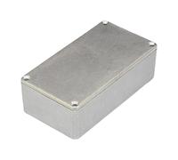 Scatola di Recinzione in Alluminio Pressofuso, Scatola Derivazione IP54 Impermeabile per Progetti Elettronici, per Alimentazione Esterna/Esterno, Argento, 122x66x39.5mm