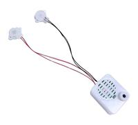 Scatola di registrazione a doppio pulsante - Morbido peluche da 1,9", meccanismo di registrazione del suono, ripetizione di 30 secondi | per messaggi vocali, registratore, regalo e giocattolo diverten