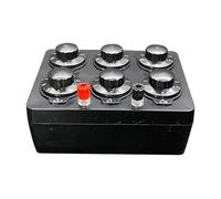 Scatola di resistenza di istruzione 0-99999.9Ω Scatola di resistenza variabile Calibratore regolabile da laboratorio per apparecchiature di laboratorio di fisica di prova elettronica
