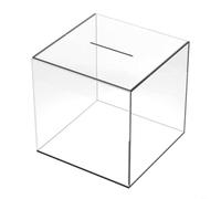 Scatola di risparmio in acrilico trasparente incoraggia la responsabilità finanziaria in modo elegante (15 cm)