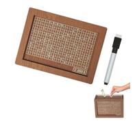 Scatola di risparmio tradizionale in legno con pannello trasparente e dettagli di pianificazione per il calcolo dei soldi per il barattolo delle riserve degli Stati Uniti