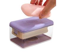 Scatola di sapone - Portasapone per bucato | Portasapone per la Doccia, | Contenitore per detergente in schiuma da viaggio | Accessori da bagno SHOVER SHOVER SHOVER DI APPROVAZIONE 2 in 1