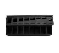 Scatola di selezione automatica per viti M3, con stampa 3D, ergonomica, organizer per dadi e chiodi, officina, casa, garage, lavoro, fatto a mano, 17 x 7 x 4 cm