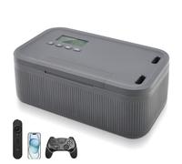 Scatola di Sicurezza con Blocco Temporale, Contenitore Bloccabile con Timer per Smartphone, Snack, Alcol o Altre Tentazioni Indesiderate, Prigione per Smartphone per Lavoro e Bambini (Grigio blu)