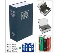 Buchsafe-Zahlenschloss-Buch-Tresor Cassetta Portavalori Handy-Safe 3989