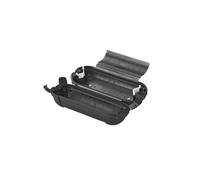 Scatola di sicurezza nera per spina Schuko, IP44, per giardino, campeggio