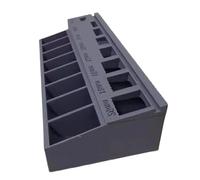 Scatola di smistamento delle viti con divisori multipli per un'organizzazione efficiente di dadi e viti Strategia permanente Costruzione di più scomparti Hardware Storage