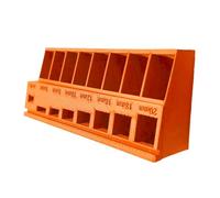 Scatola di smistamento delle viti con divisori multipli per un'organizzazione efficiente di dadi e viti Strategia permanente Costruzione di più scomparti Hardware Storage