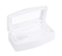 Scatola di Sterilizzazione del Vassoio dello Sterilizzatore degli Strumenti per Unghie, Contenitore per la Disinfezione Strumenti per la Pulizia del Salone di Manicure per