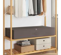 Scatola di Stoccaggio 24 pz Tessuto non tessuto 90 l Grigio