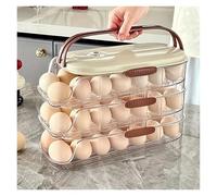 Scatola di stoccaggio automatica per refrigeratore, grande capacità, con rack fresh keeping e sistema FIFO, spazio-saving Household Kitchen Tools (3 strati)