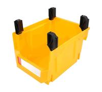 Scatola di stoccaggio delle parti Plastica Impostabile vassoio impilabile per forniture artigianali hardware di caramelle 276 x 213 x 178 mm (Giallo)
