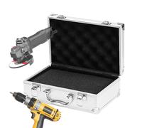 Scatola di stoccaggio in alluminio - Small Tool Tool Cax, organizzatore multiuso con forma quadrata, porta gioiello, contenitore per orologi, custodia per la conservazione cosmetica | Organizzatore de