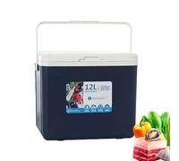 Scatola di stoccaggio insulated Storage Box, Car Cooler, contenitore per alimenti, capacità 12L, isolamento a caldo, design di conservazione del ghiaccio, manico portatile, resistente alle perdite