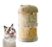 Scatola di stoccaggio per dolcetti per cani, piccola scatola carina per crocchette, organizzatore alimentare portatile decorativo per cereali, riso, farina, viaggio