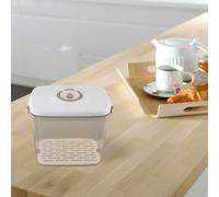 Scatola di stoccaggio sottovuoto per alimenti impilabile con più capacità per