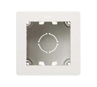 Scatola di superficie compatta con telaio 1 elemento Simon 20000811-090 Simon 270 Bianco