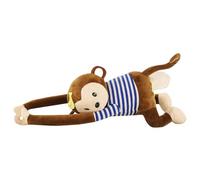 Scatola Di Tessuti Scimmia - Giocattolo Di Peluche Per Auto, Supporto Di Carta | Dispensatore Di Tovaglioli Appeso Per L'Organizzatore Di Stoccaggio Del Bagno Domestico Carino Cartone Animato Auto