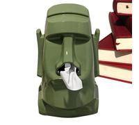 Scatola Di Tessuto Decorativo - Scatola Di Stoccaggio Tovaglioli Di Statua Di Pasqua | Rack Di Occhiali Da Sole Organizer Tovaglioli per Tavolo Da Tavolo Da Tavolo Da Tavolo Da Tavolo Da Tavolo Da