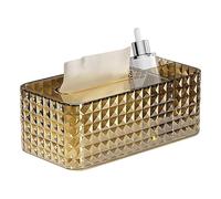Scatola di tessuto facciale, scatola di immagazzinaggio delle chiavi | Supporto per tessuto facciale senza scivolamento - Dispenser di tovaglioli elegante, organizer da scrivania per bancone da