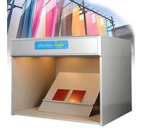 Scatola di valutazione del colore, scatola luminosa a LED, armadietto abbinato con 6 sorgenti luminose, professionista di laboratorio per stampa tessile e materiali di tintura