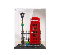 Scatola Di Visualizzazione Acrilica Trasparente Compatibile per Le-go 21347 Modello Cabina Telefonica Rossa Londra,Vetrina Collectibles Antipolvere (Solo Vetrina Teca) D,3MM