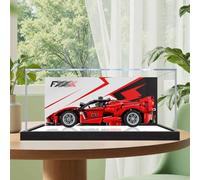 Scatola di visualizzazione di figure acriliche per LE-GO per 42212 Fer*rari F*XX K, scatola di immagazzinaggio in acrilico antipolvere scatola trasparente scatola di immagazzinaggio personalizzata