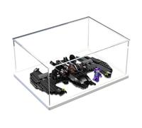 Scatola di visualizzazione figure per LE-GO per 76265 Batm-an vs The Jokker acrilico antipolvere trasparente espositore personalizzato (senza modello) (bianco+3mm)