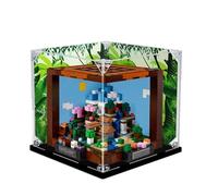 Scatola di visualizzazione in acrilico trasparente antipolvere, compatibile con Lego 21265 Creative Workbench modello set di espositori, scatola portaoggetti, vetrina (solo scatola di visualizzazione