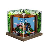 Scatola di visualizzazione in acrilico trasparente antipolvere, compatibile con Lego 21265 Creative Workbench modello set di espositori, scatola portaoggetti, vetrina (solo scatola di visualizzazione