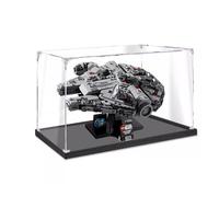 Scatola di visualizzazione in acrilico trasparente antipolvere, compatibile con lego 75375 Millennium Falcon, scatola di visualizzazione, scatola di immagazzinaggio, vetrina (solo scatola di