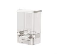 Scatola dispenser per detersivo per bucato Supporto per granuli solidi Supporto da parete Profumo Booster Perline di stoccaggio Materiale PET Soluzione salvaspazio trasparente per
