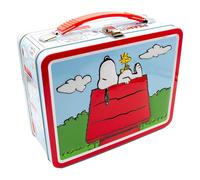 Scatola Divertente In Latta Con Snoopy In Rilievo