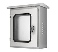 SCATOLA ELETTRICA A DOPPIA PORTA, Custodia For Progetti Con Cerniera E Serratura, Custodia For Progetti Impermeabile E Antipolvere Comunicazione Esterna/interna(40x25x50cm)