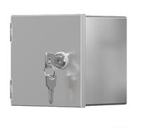 Scatola Elettrica da Esterno in Acciaio Inossidabile con Guarnizione Impermeabile, Scatola di Derivazione Esterna con Due Chiavi(40.5x12.5x10 cm/15.9x4.9x3.9 in)