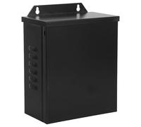 Scatola Elettrica da Muro per Trasformatore, Nera, 7x6x3.4