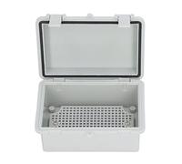 Scatola elettrica impermeabile scatola di giunzione esterna esterno in polvere a carni di plastica a carni a carni progetto per elettronica luci giardino ABS grigio 150 x 100 x
