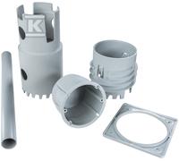 Scatola elettrica per isolamento finale con seghe a tazza KEFZ 80/VDZ_KB