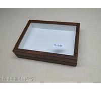 scatola entomologica legno MARRONE 19X26 plastazote entomologia cassetta insetti