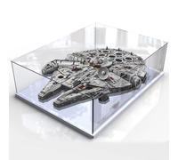 Scatola Espositiva Acrilico Per Lego 75192 Millennium Falcon, Vetrina Trasparente Antipolvere Trasparente (Solo Vetrina) B,3mm