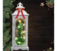 Scatola espositiva in acrilico, compatibile con Lego 40573, kit per albero di Natale, scatola regalo da collezione, organizer (solo scatola) (stile A)
