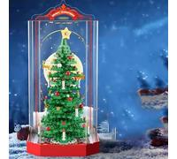 Scatola espositiva in acrilico, compatibile con Lego 40573, kit per albero di Natale, scatola regalo da collezione, organizer (solo scatola) (stile B)