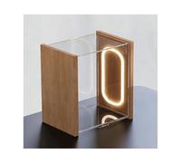Scatola espositiva in acrilico, Espositore in acrilico con luce LED e coperchio for oggetti da collezione di varie dimensioni(30x20x20cm(12x8x8in))