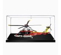 Scatola espositiva in acrilico, kit modello compatibile con elicottero Lego 42145, scatola acrilica trasparente per esporre bambole, scatola di visualizzazione antipolvere (solo scatola) (2 mm)