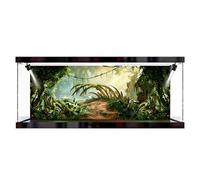 Scatola espositiva in acrilico per LEGO 76968 Fossili di dinosauro: Tirannosauro Rex, cornice espositiva antipolvere, compatibile con LE-GO 76968, modello con illuminazione a faretto .e