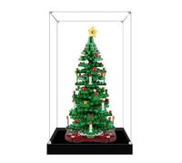 Scatola espositiva in acrilico per modello Lego 40573 albero di Natale, scatola trasparente antipolvere, scatola portaoggetti, compatibile con modello Lego 40573 (modello non incluso) (3 mm)