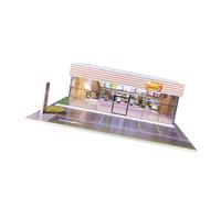 Scatola Espositiva per Modellini di Auto in Scala 1/64 con Funzione Luminosa