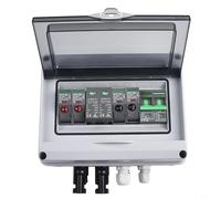 Scatola esterna 2In1Out di combinatore di PV 550V con la valutazione impermeabile IP65 e sopra protezione di CC del carico per gli array del pannello solare
